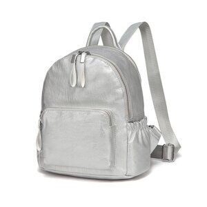 4980 Backpack, Mini Backpack PU Leather Waterproof Fashion Small Casual